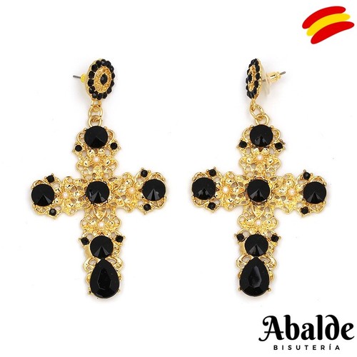 Pendientes Moda Joya Mujer Cruz Oro Colgante Regalo ideal eBay