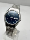 Vintage 70's Seiko King Quartz Beautiful Deep Blue Dial Ref:4823-8010 (B60)
