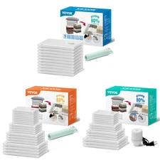 10/15/20pc Vacuum Storage Bags Space Saver Cloth Saving Bag Hand/Electric Pump