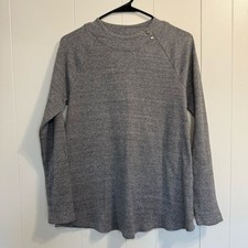 J. Jill Gray Woman  s size Medium Sweater with Buttons