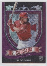 2021 Panini Chronicles Crusade Purple Mojo Prizm 20/99 Alec Bohm #23 uk2
