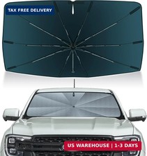 Autorder Windshield Sun Shade Umbrella for 2019-2025 Ford Ranger Accessories,Upg