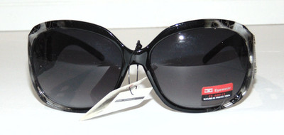 Cg Women Oversized Sunglasses UV Protection Plastic Gray Tort  Black Temples
