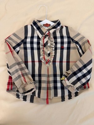 Burberry toddler girl clothes 4t / 4 year old top 