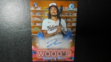 2025 Bowman - Hobby Stars Autographs James Wood #HSA-JW Orange Refractor /25...