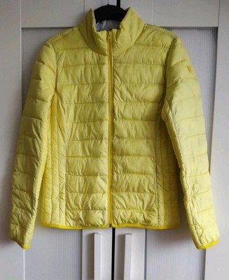 Jacke Übergangs Gesteppt Light Yellow Gelb Designed By Q/S Größe S Getragen