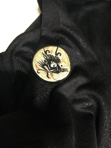 Marc Ecko Cut & Sew Koi Dragon Embroidered Sukajan Track Jacket Mens M Black Y2K image 5