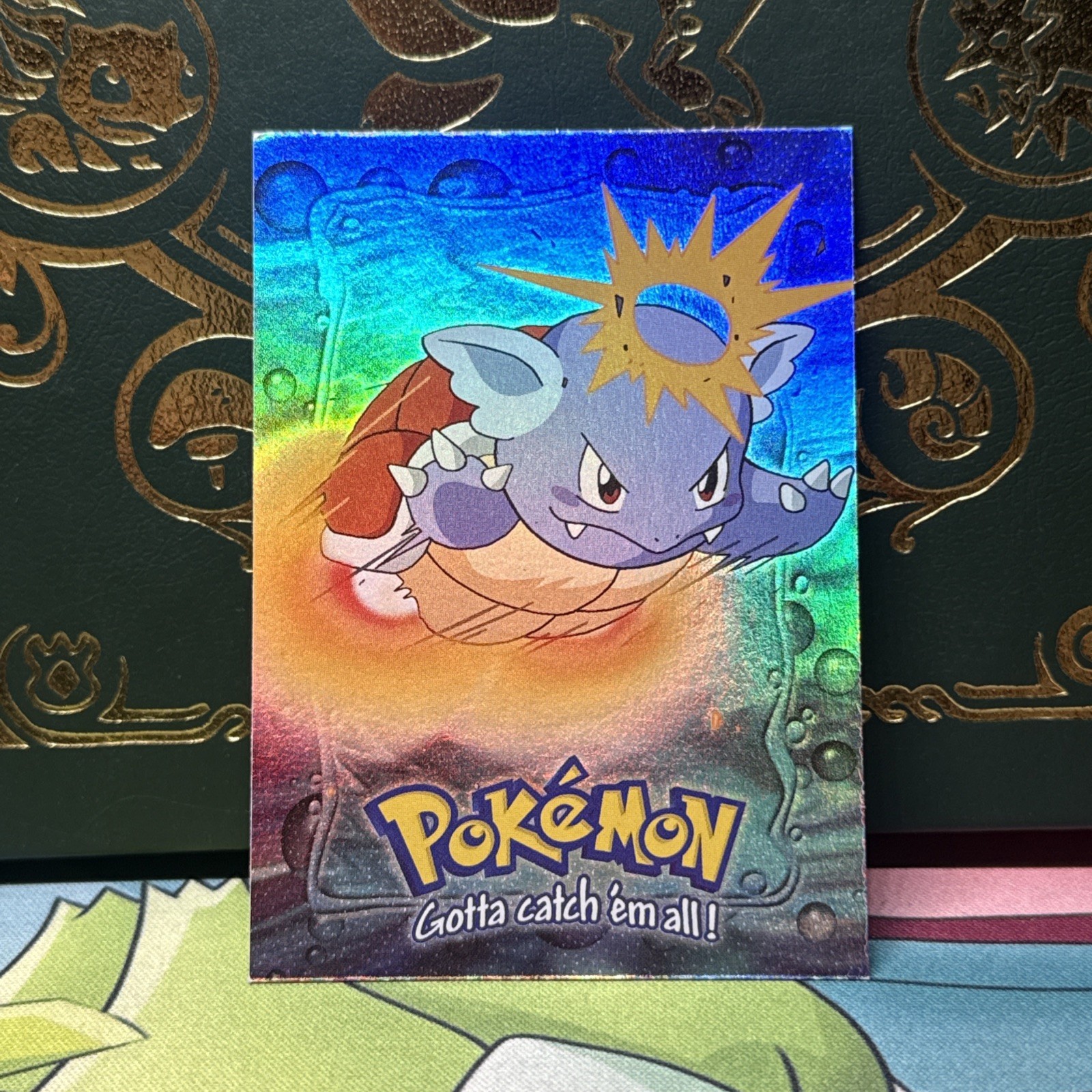 "1999 Topps Pokemon Movie Edition #E8 Wartortle rainbow  Foil Black Logo NM/MINT