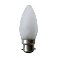 Merkur GlüHbirne Kerze 40W B22D Matt 40 Watt GlüHlampe Warmweiß Dimmbar