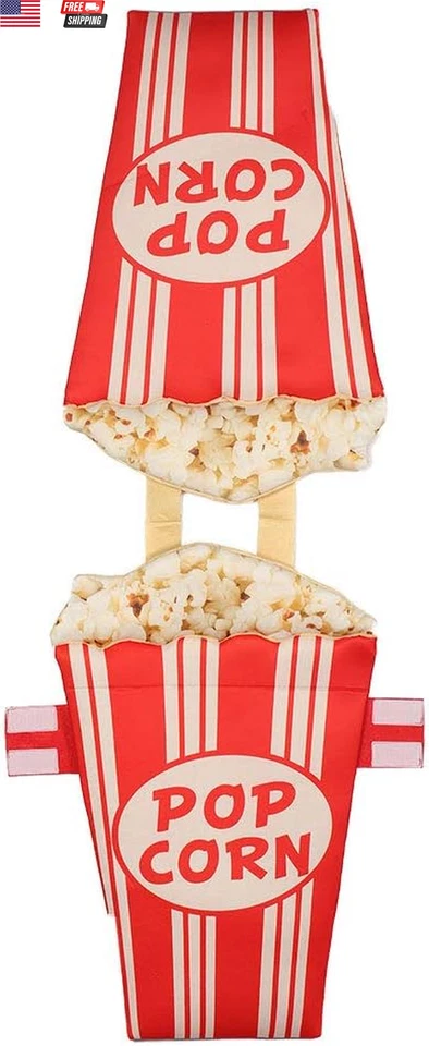 Popcorn Costume for Halloween Party Adults, One Size - Image 3 of 4