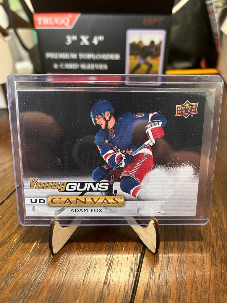 2019-20 Upper Deck Series 1 - UD Canvas Young Guns Adam Fox #C97 Rookie Rangers