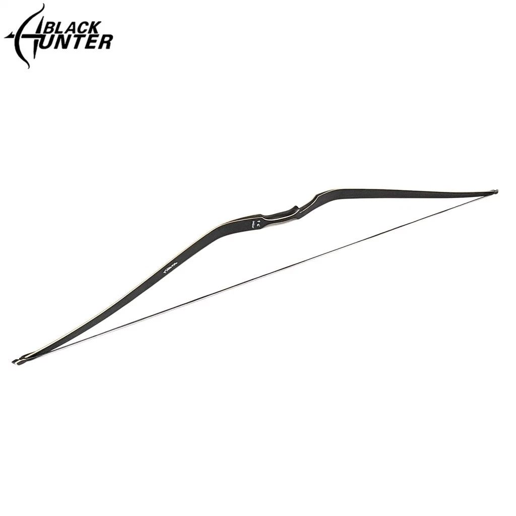 Black Hunter XT2 Long Bow 60" Traditional Longbow RH 20-50lbs