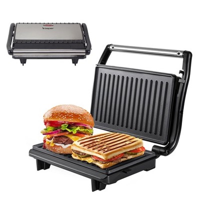 P101TOS003 Kompakter Elektrogrill, AntihaftPlatte, Toaster, Sandwiches, Fleis...