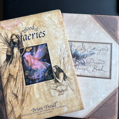 Lady Cottington's Pressed Fairy Book  And Good Faeries Bad Faeries 1998 Set