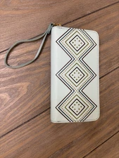 Fossil Jori Zip Clutch Aqua Sky (color) NWT Wristlet  Wallet