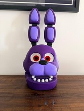 Bonnie Bunny Mask FNAF Five Nights at Freddys 3D Printed Cosplay Wall Display
