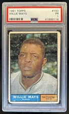 1961 Topps Willie Mays #150 Giants PSA 1