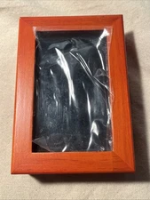 WOOD DISPLAY STORAGE CASE WITH GLASS  FOR GRADED CERTIFIED PCGS NGC COIN SLAB