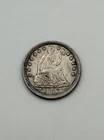 1853-P Seated Liberty Dime 10C EF/AU Arrows & Rays 90% Silver US Coin SLD
