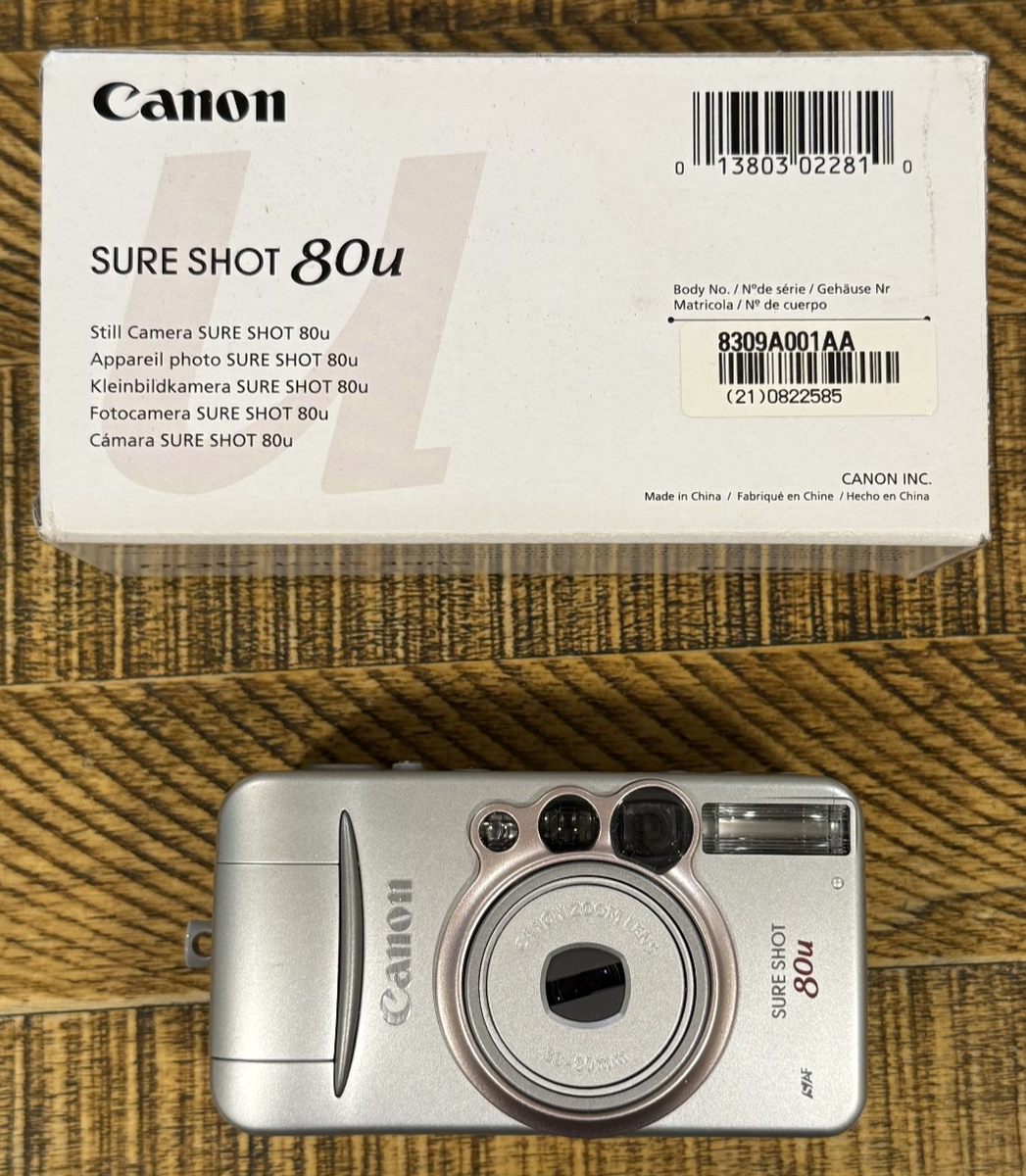 Canon 80U 35mm Point Shoot Film Camera for sale online