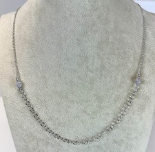 SWAROVSKI Rhodium Pltd Charm Necklace 1066550 Wear Length 23-30  New W Tg No Pkg