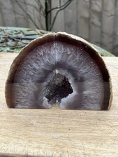 Agate Bookends Large Heavy Natural Colour Pair AAA+ 1717g 28