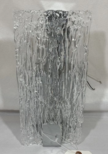 NOS Quoizel Platinum Glass Winter Wall Sconce Polished Chrome PCWR8506C - Picture 4 of 10