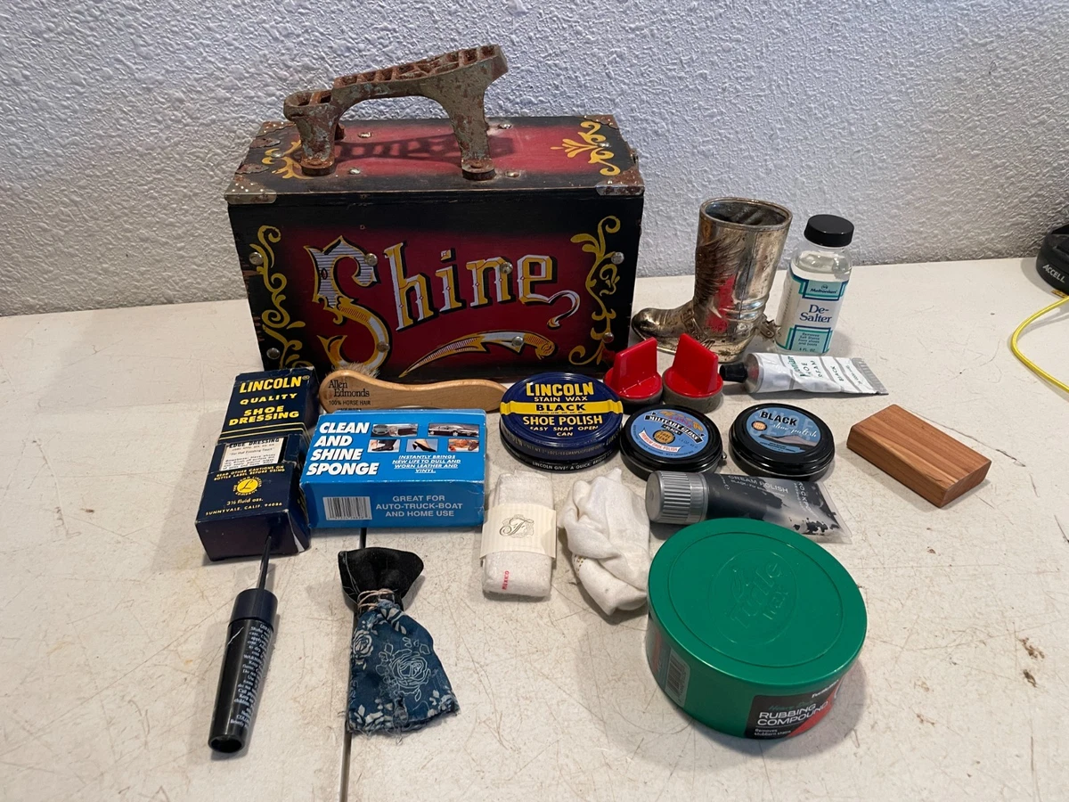 Original 1950s Vintage Shoe Shoe Shine Boxes for sale | eBay