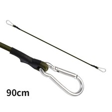 High Quality Material Karabiner Hook Cables Elastic Carabiner Cables Black Color