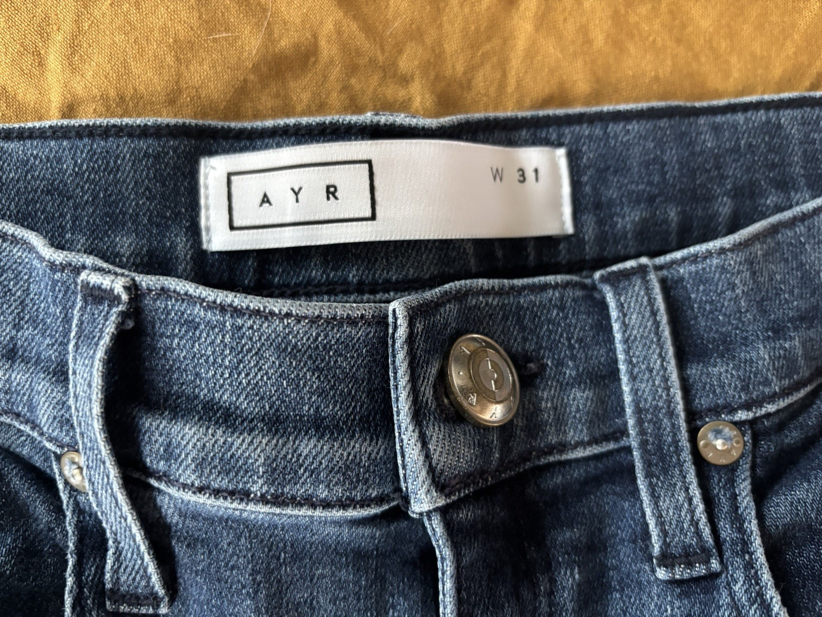 AYR The Pop Jeans Medium Denim Waist 31