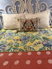 Anthropologie Orlina Queen Duvet Cover And Shams