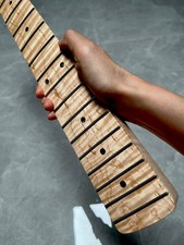 Stainless Jazz BASS 20Fret DIY Natural color Flame Maple guitar neck 34inche