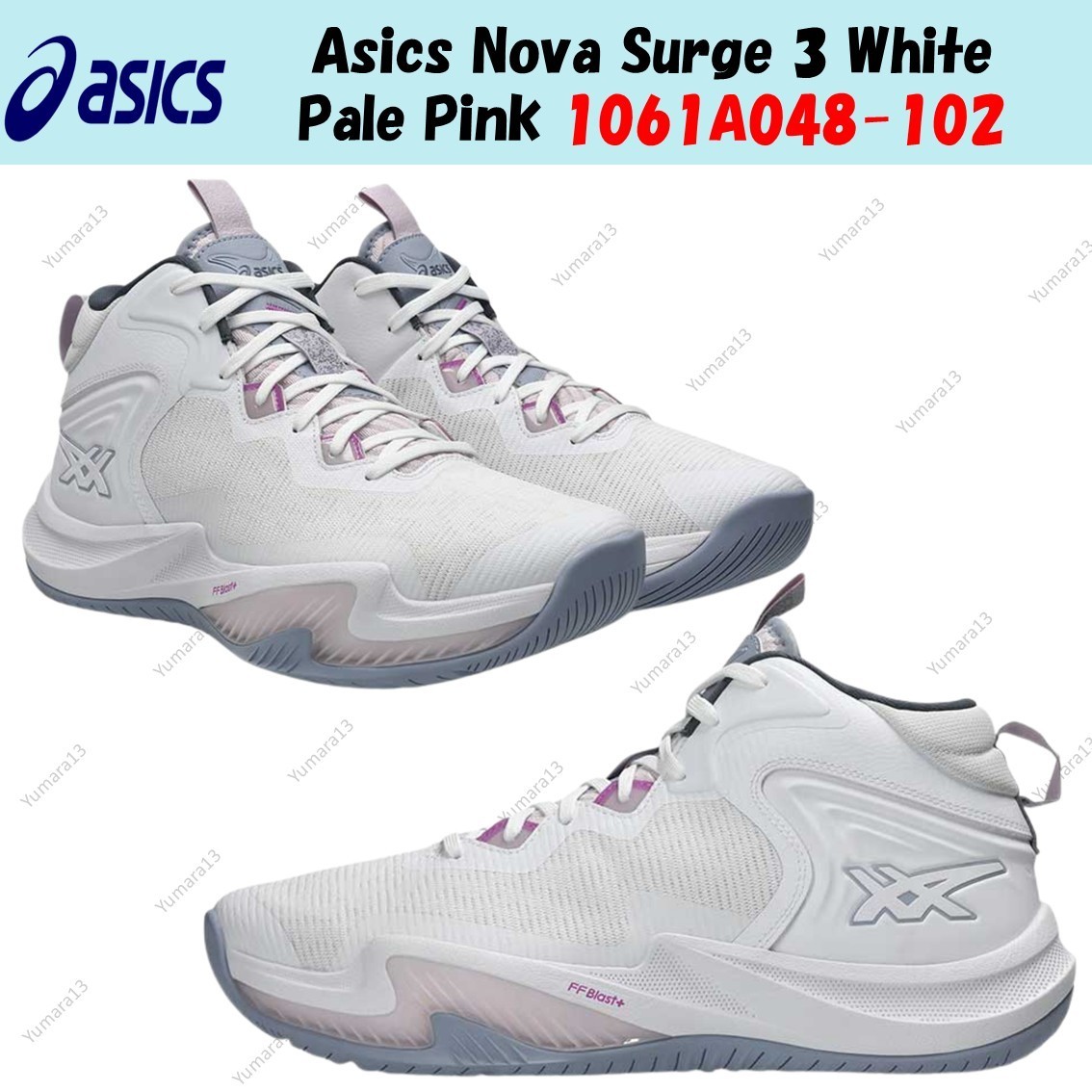 Asics Nova Surge 3 White Pale Pink 1061A048-102 Men's Size | eBay