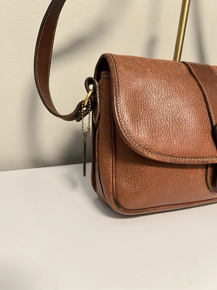 COACH SHERIDAN MAYFIELD SHOULDER CROSSBODY BAG BROWN LEATHER - Image 2 of 4
