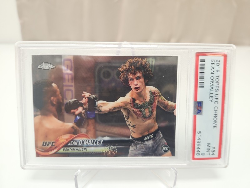2028 Topps UFC Chrome RC #84 Sean O'Malley PSA 9
