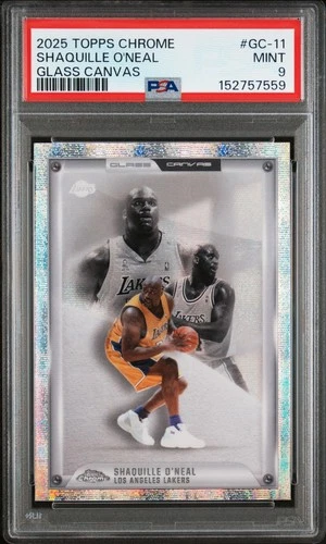 2025 Topps Chrome Shaquille O'Neal Base (PSA 9)