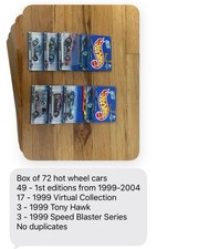 Hot Wheels Lot 72 1:64 Diecast Cars