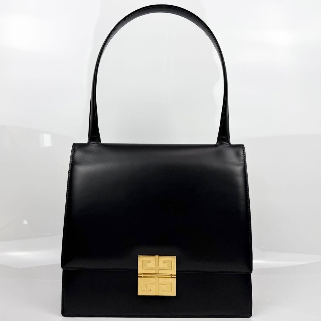 GIVENCHY Formal bag 4G logo Leather Black Authentic From Japan — image 20