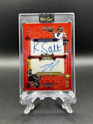2024 5 Card Draw Stacked Deck Deuces Dual Auto Julian Lewis / Kaidon Salter 1/1