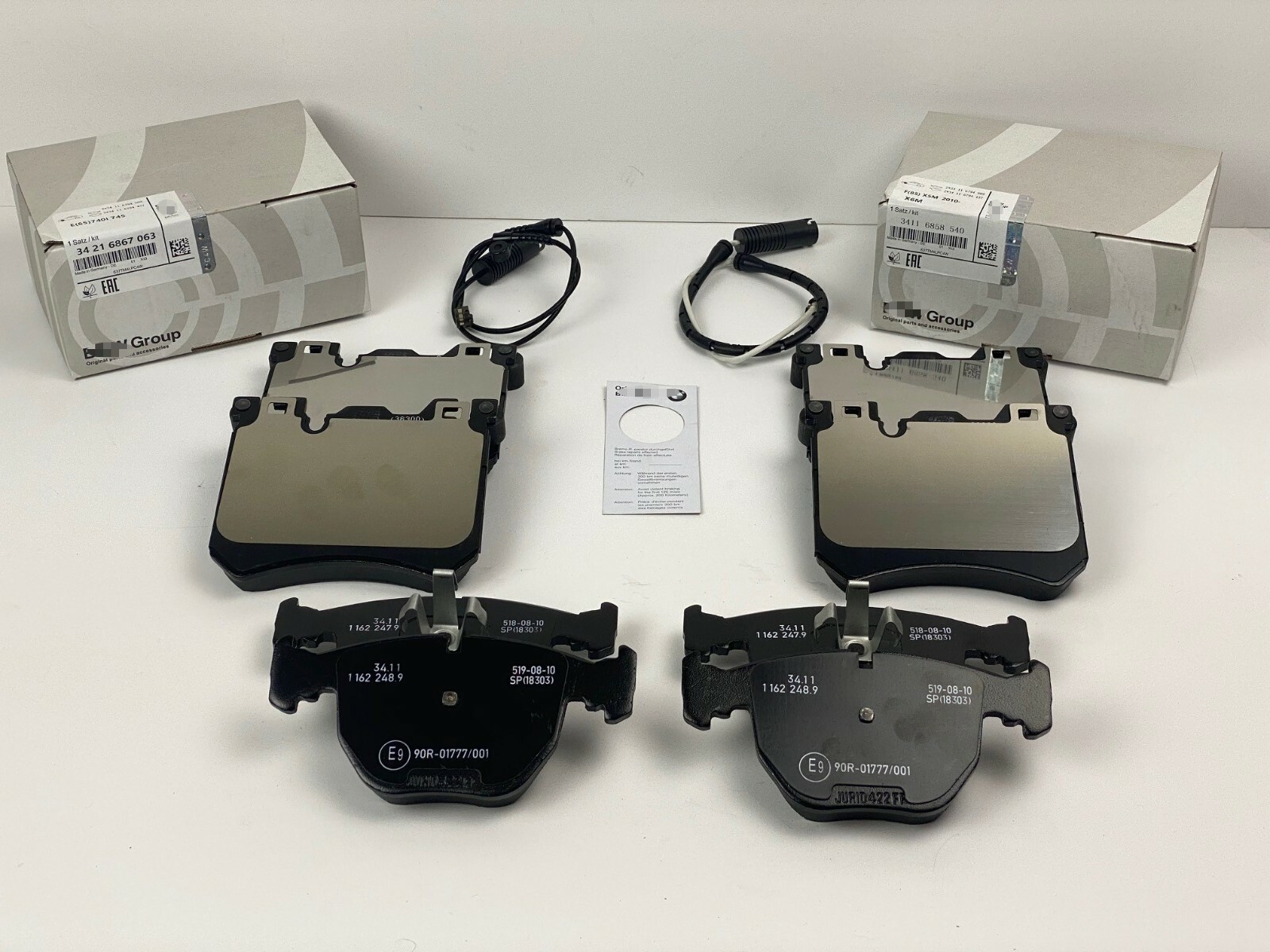For Rolls Royce Ghost, Wraith & Dawn Front & Rear Brake Pad Kit NEW