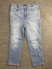 J.Crew High-Rise Classic Vintage Jeans Womens 30 Light Wash Straight Stretch