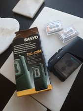 Vintage Sanyo TRC-525M Microcassette Recorder - BOXED - Voice Activated System