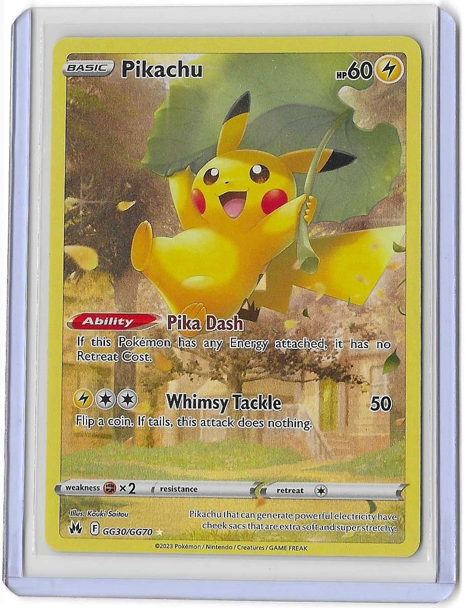 Pikachu GG30/GG70 Crown Zenith: Galarian Gallery for sale | eBay