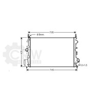 KüHler MotorküHlung FüR Fiat Croma 1.8 16V Bj.05-11