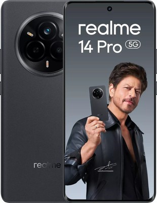 realme 14 Pro 5G (Schwarz 128GB 8GB RAM) 6,7'' MT6878 Prozessor Global Version.