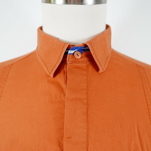 Copperstone Mens Stretch Button Down Solid Orange Shirt Size XXL - Bild 4 von 12