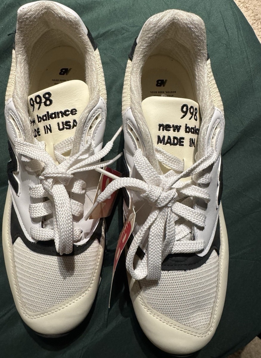 ⚡ New Balance 998 Made in USA x Teddy Santis Men's Size 9 White
