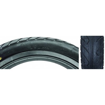 Sunlite XL 20 x 41/4 Wire Bk/Blk K1032 Super wide Cruiser Tire Reflective
