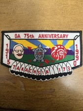 1990 OA Takachsin Lodge 173 75th Anniversary flap Sagamore Council BSA 2B1