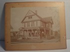 Antique 1900's Family Photo Victorian House Ed. Hdler phographer New York